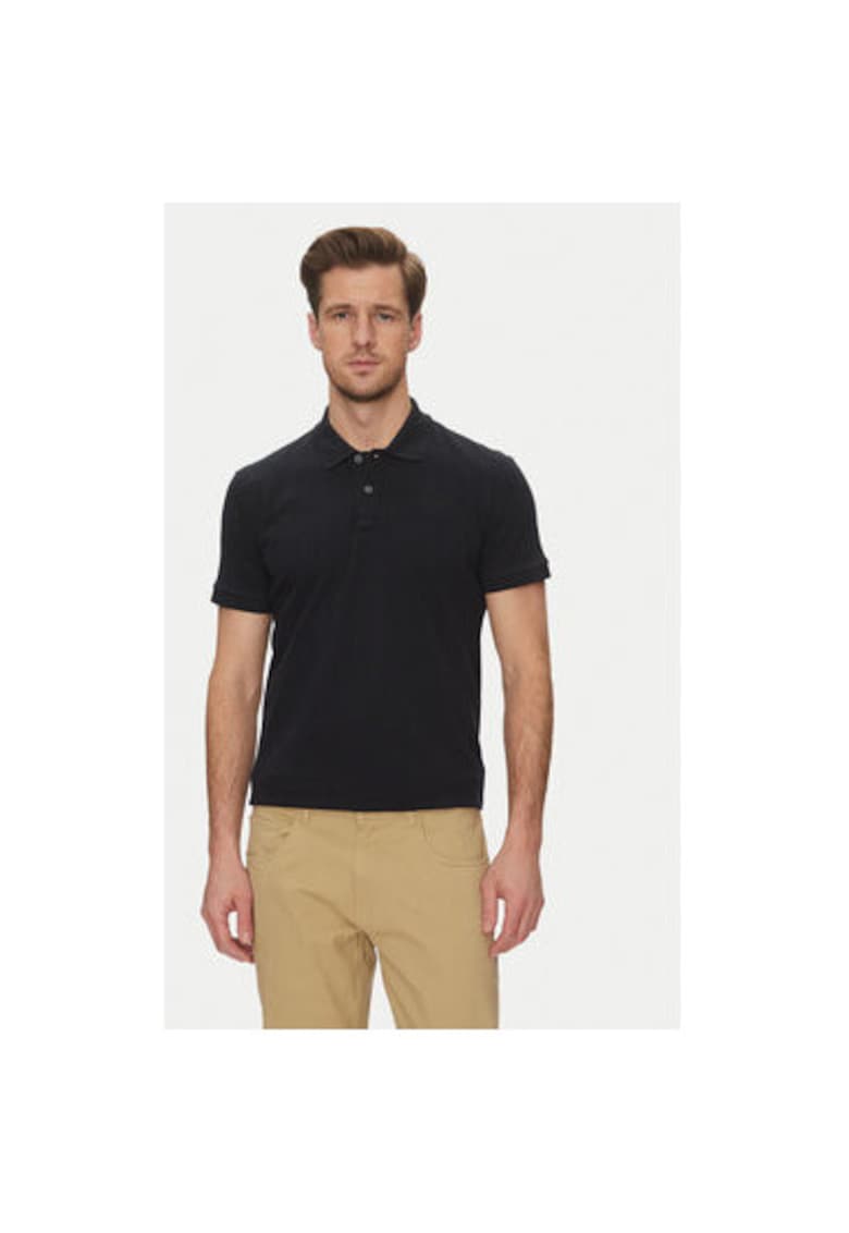 Tricou polo barbati  20717857 - Bumbac - Negru
