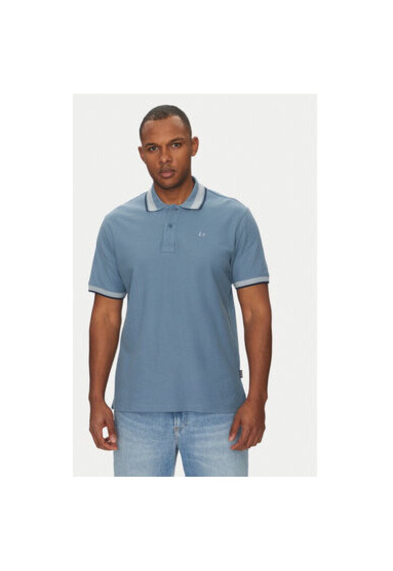 Tricou polo barbati 20717916 - Bumbac - Albastru