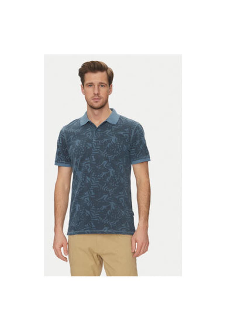 Tricou polo barbati 20718251 - Bumbac - Albastru