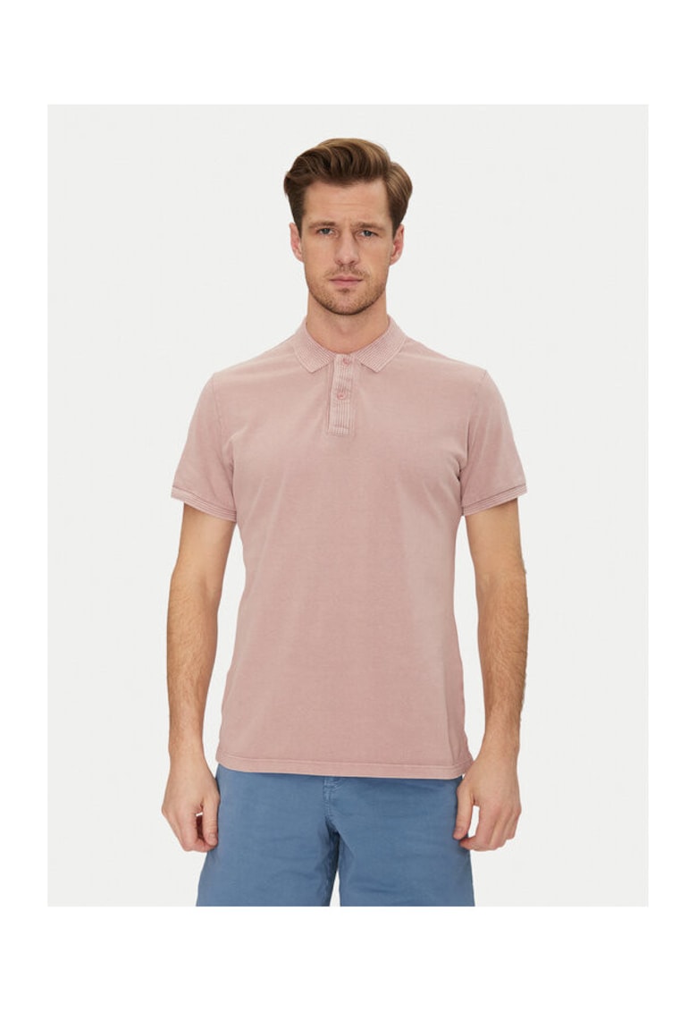 Tricou polo barbati 20717920 - Bumbac - Roz - Roz
