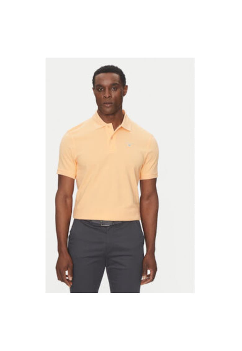 Tricou polo barbati MML0358CO12 - Bumbac - Portocaliu - Portocaliu