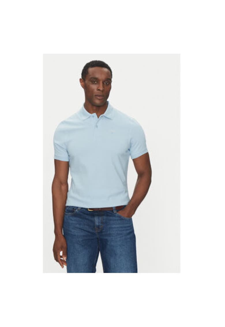 Tricou Polo barbati MML0358BL32 - Bumbac - Albastru deschis