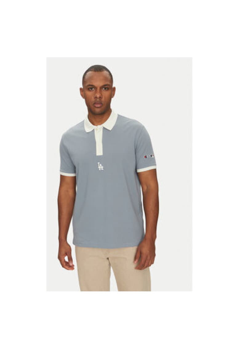Tricou polo barbati 221044 - Bumbac - Albastru