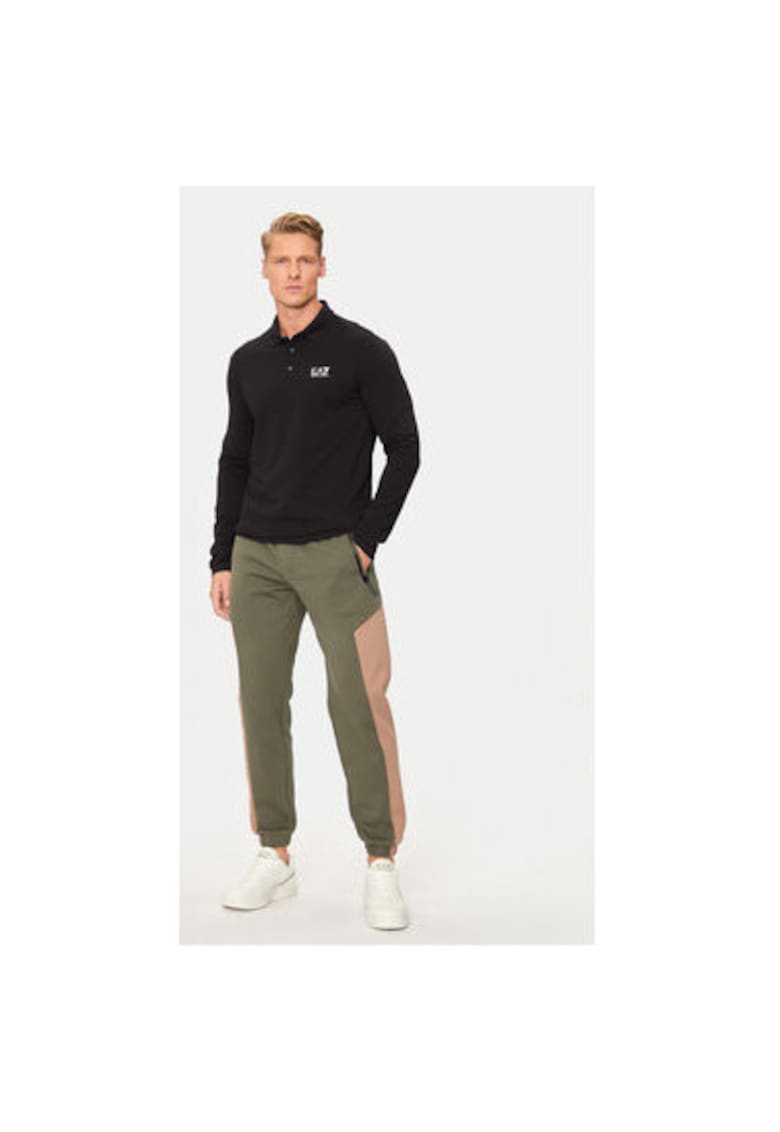 Tricou polo barbati Emporio Armani - 8NPF15 PJVQZ - Bumbac - XL INTL - Negru