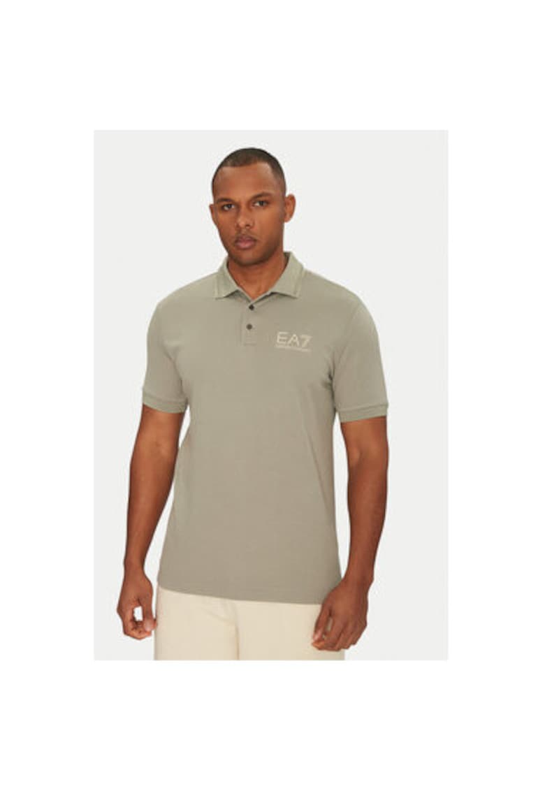 Tricou Polo barbati Emporio Armani - 7M000300 AF13739 - Viscoza/Poliamida - Gri