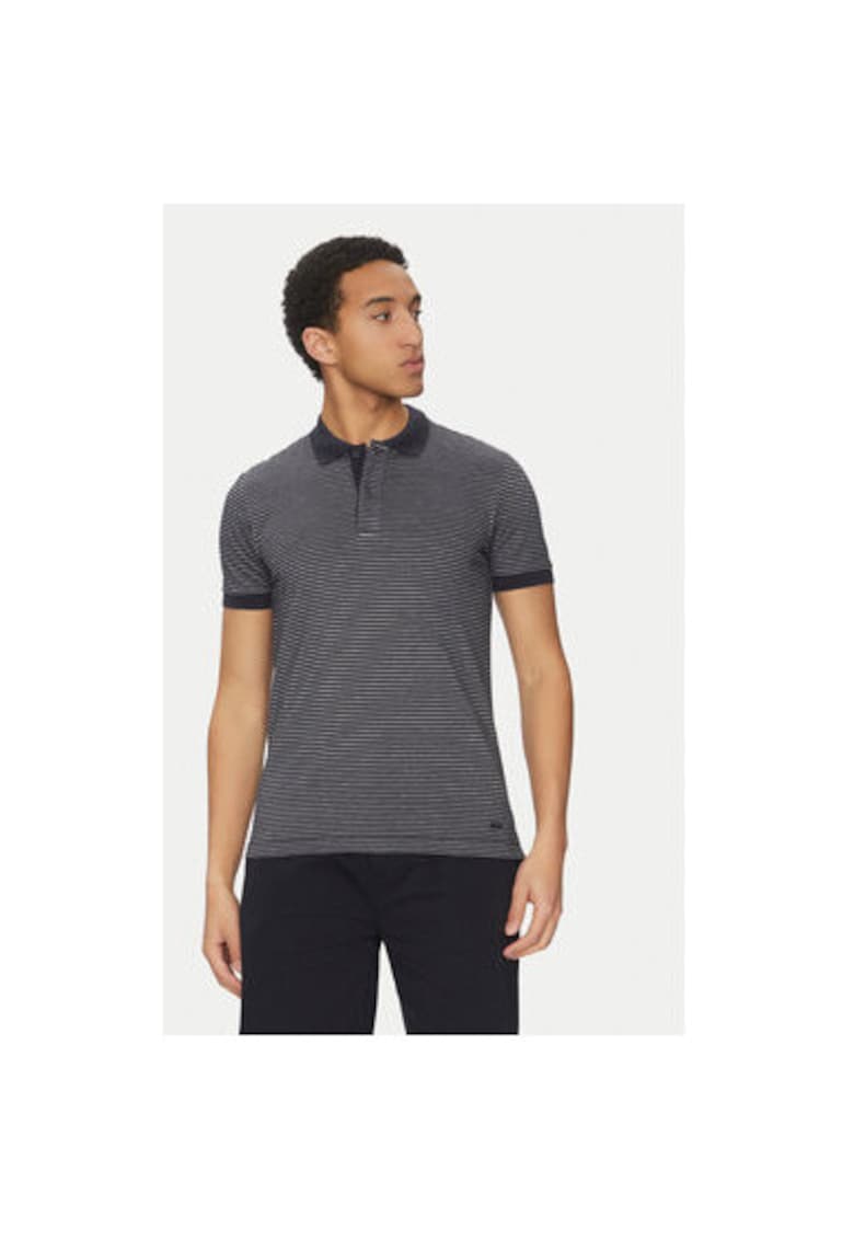 Tricou polo barbati M5510N-T3250 - Bumbac - Bleumarin