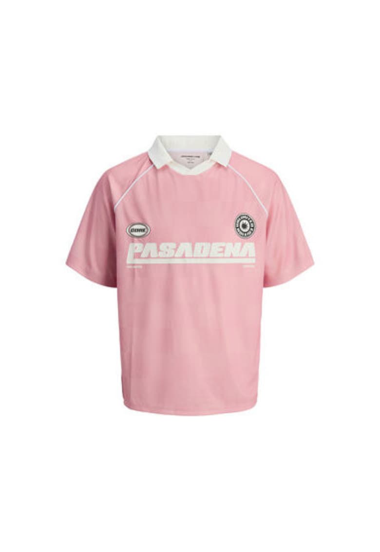 Tricou polo barbati Jack Jones - 12277379 - Poliester - Roz - Roz