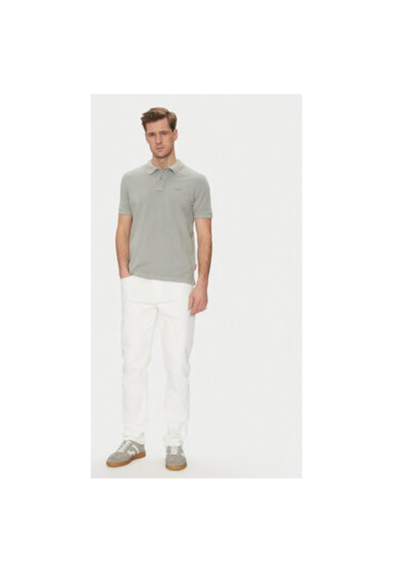 Tricou polo barbati  10019371 30045619 - Bumbac organic - Gri