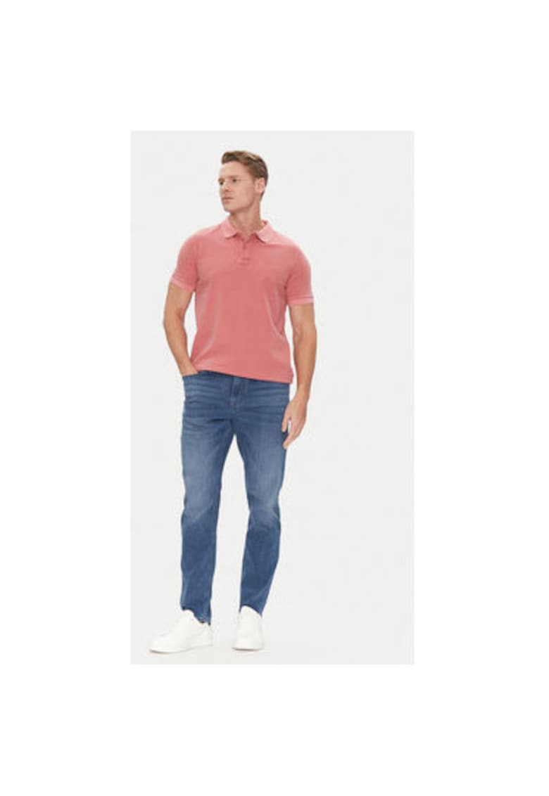 Tricou polo barbati  10019371 30045619 - Bumbac organic - Roz