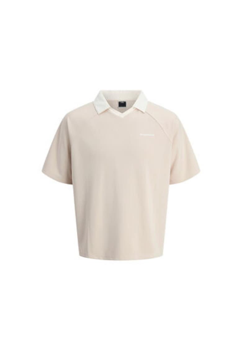 Tricou polo barbati Jack Jones - 12276758 - Poliester - 2XL INTL - Bej