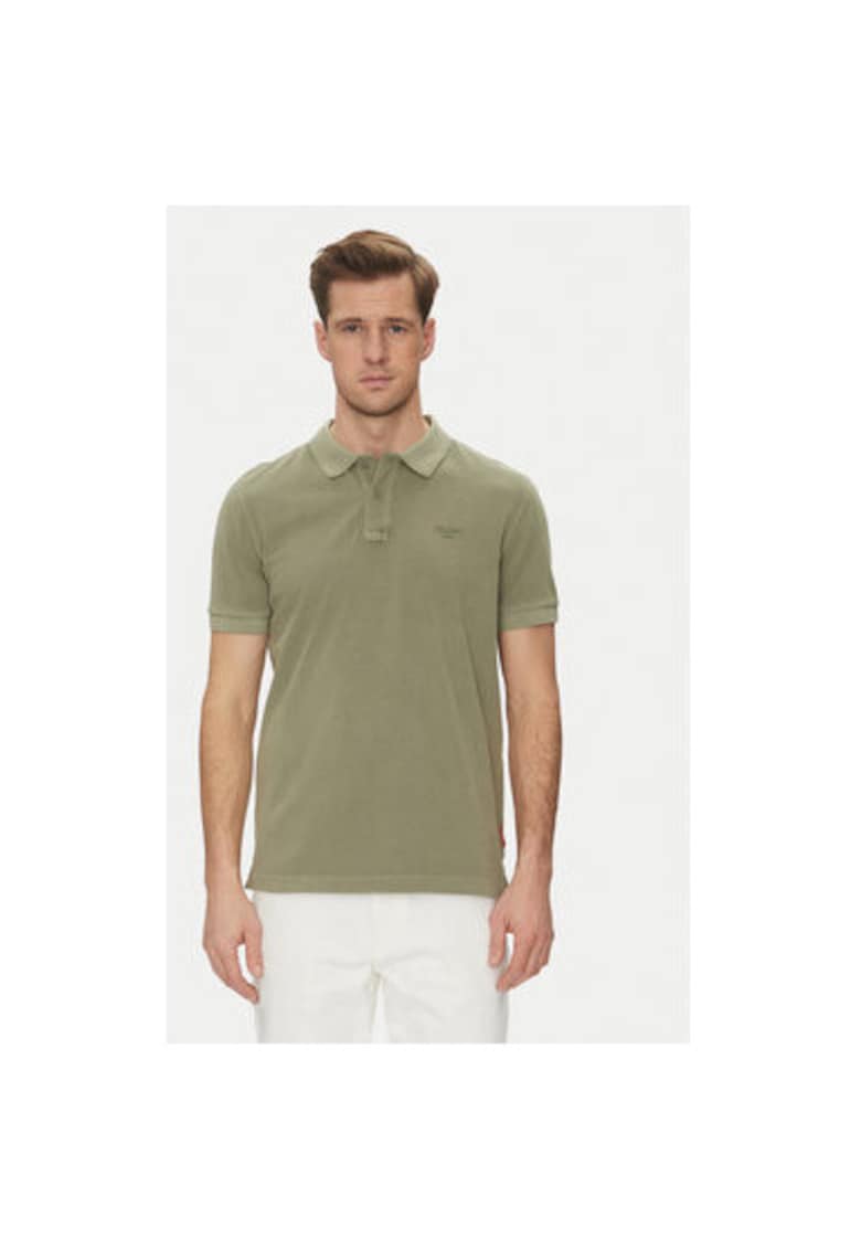 Tricou polo barbati  10019371 30045619 - Bumbac organic - Verde