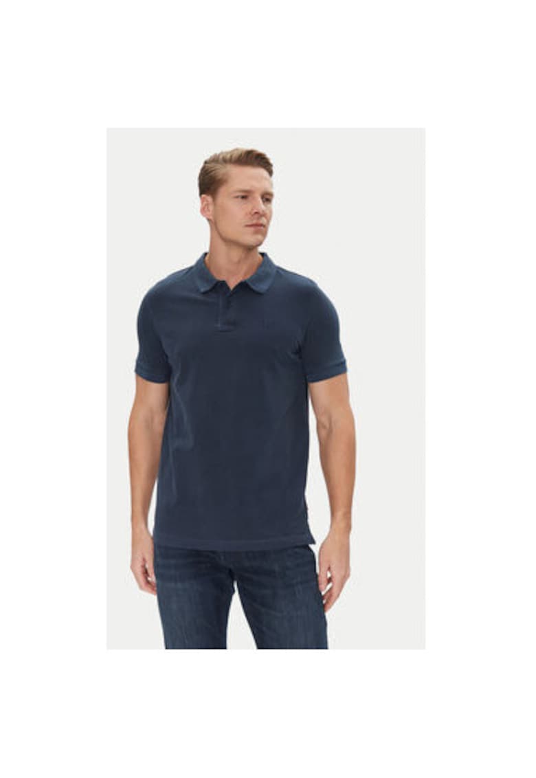 Tricou polo barbati  10019371 30045619 - Bumbac organic - Bleumarin