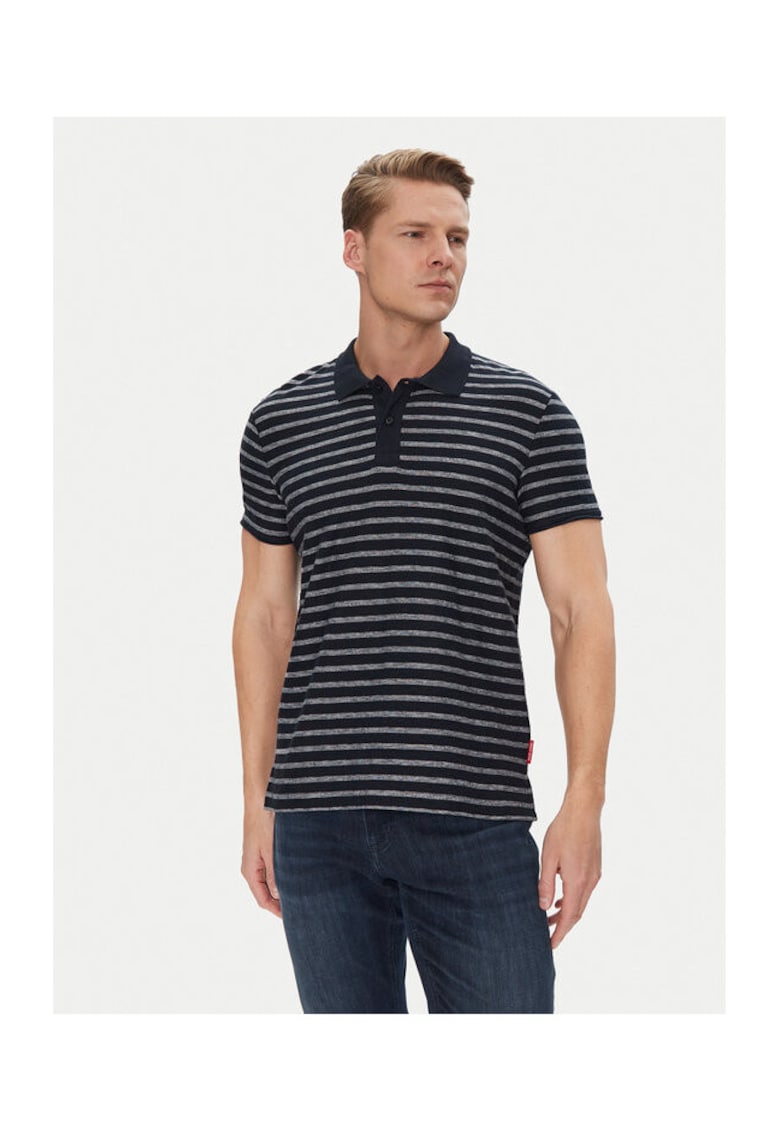 Tricou polo barbati 10019359 30045759 - Bumbac - Bleumarin - Bleumarin