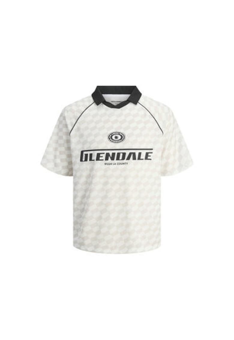 Tricou polo barbati Jack Jones - 12277379 - Poliester - 2XL INTL - Bej