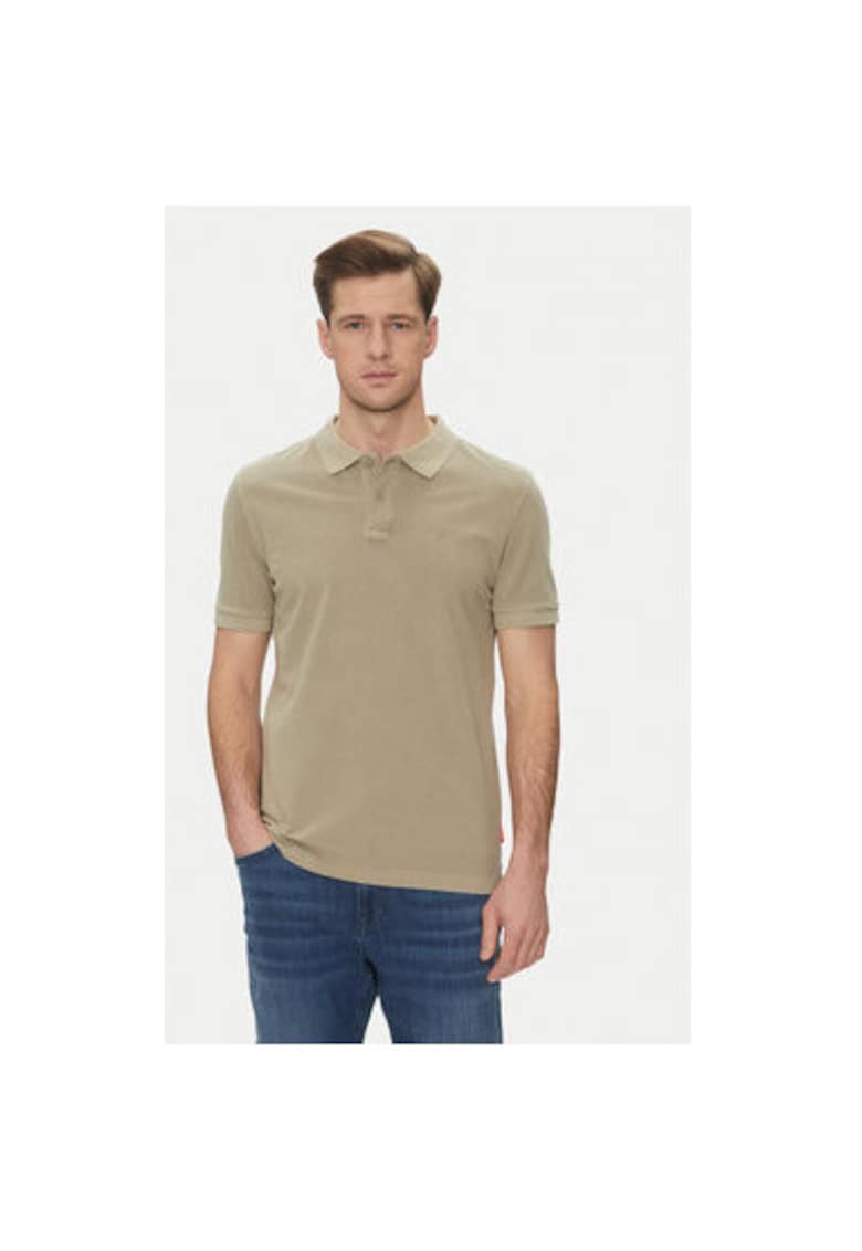 Tricou polo barbati  10019371 30045619 - Bumbac organic - Bej