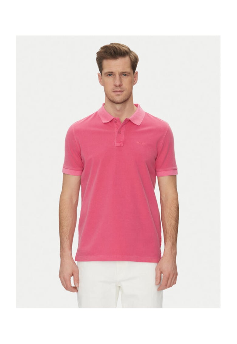 Tricou polo barbati - Roz