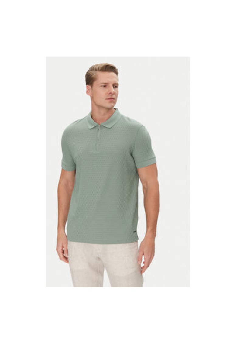 Tricou polo barbati  10019308 30045546 - Bumbac - Verde
