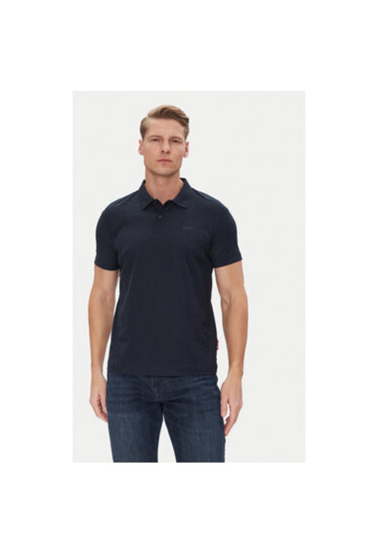 Tricou polo barbati 10017748 30045673 - Bumbac organic - Bleumarin - Bleumarin
