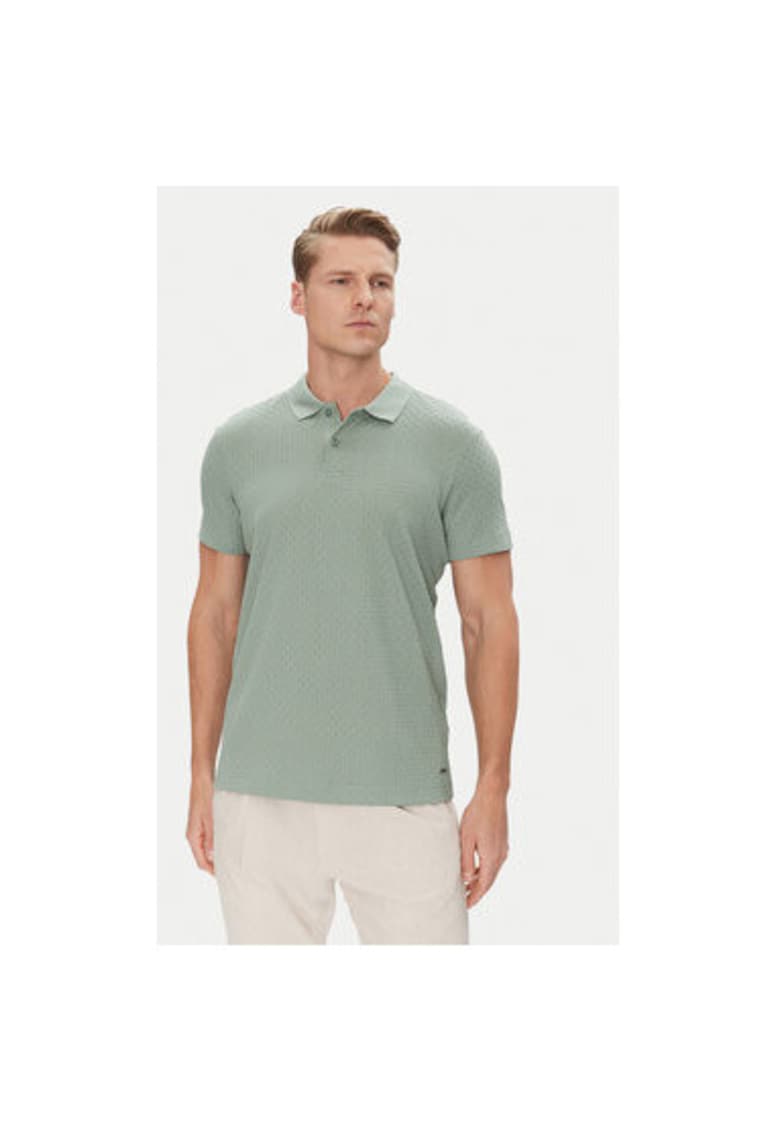 Tricou polo barbati  10018924 30044673 - Bumbac - Verde