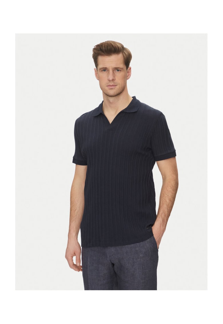 Tricou polo barbati 10019269 30045547 - Bumbac - Bleumarin - Bleumarin