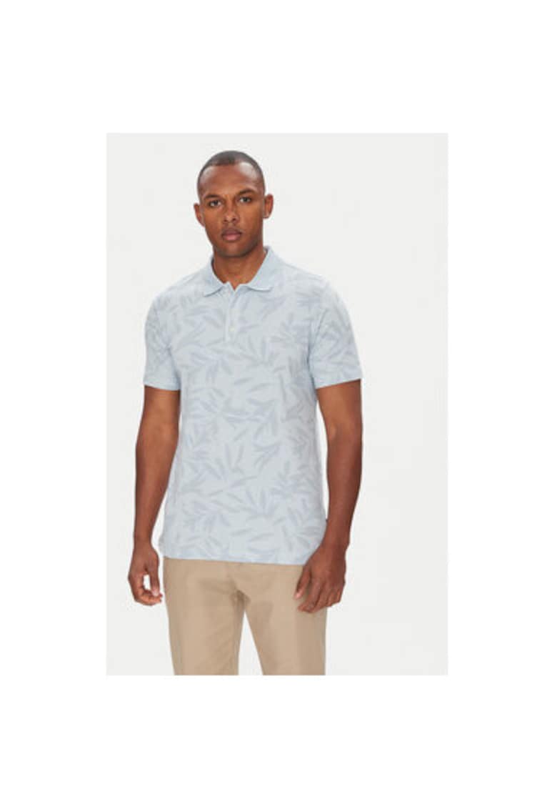 Tricou Polo barbati C5 21434.2117 - Bumbac - Albastru deschis - Albastru deschis