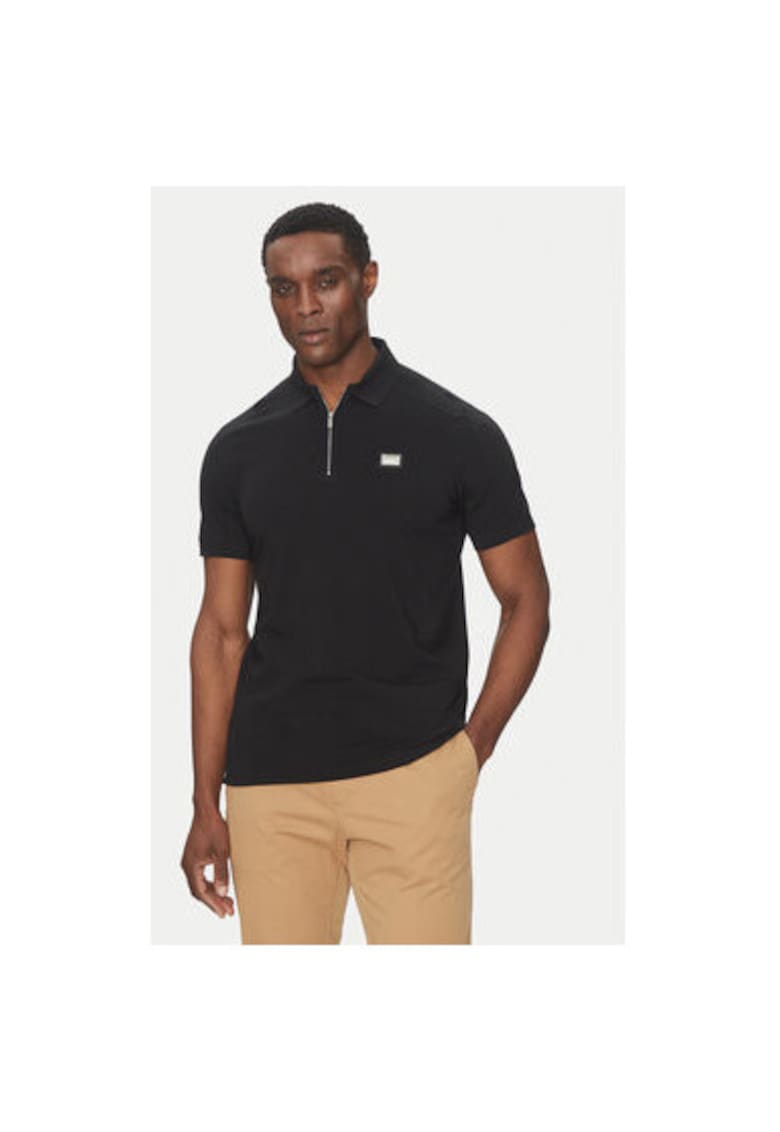 Tricou polo barbati  745020 552221 - Bumbac - Negru