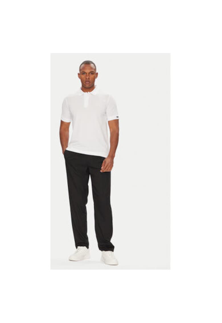 Tricou polo barbati C5 21344.2144 - Bumbac - Alb - Alb