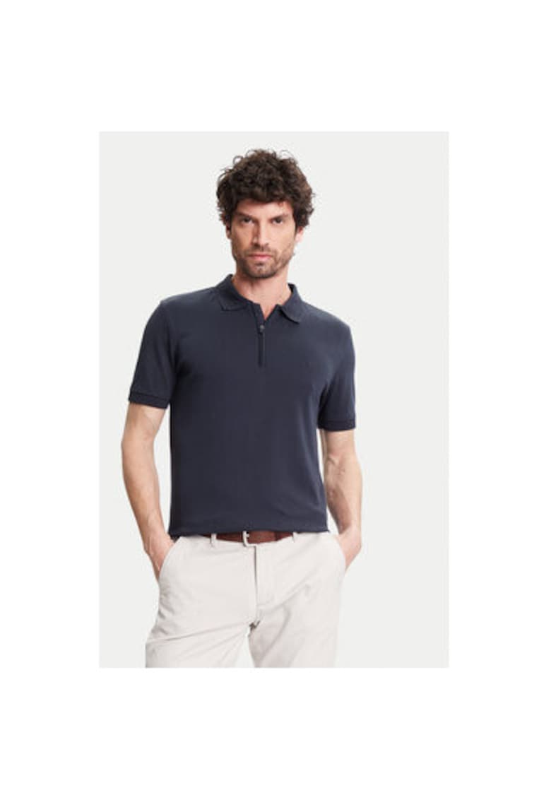 Tricou polo barbati C5 21455.2119 - Bumbac - Bleumarin - Bleumarin