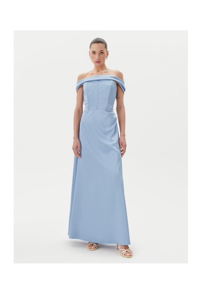 Rochie dama CFC0123802003 - Poliester - Albastru deschis - Albastru deschis