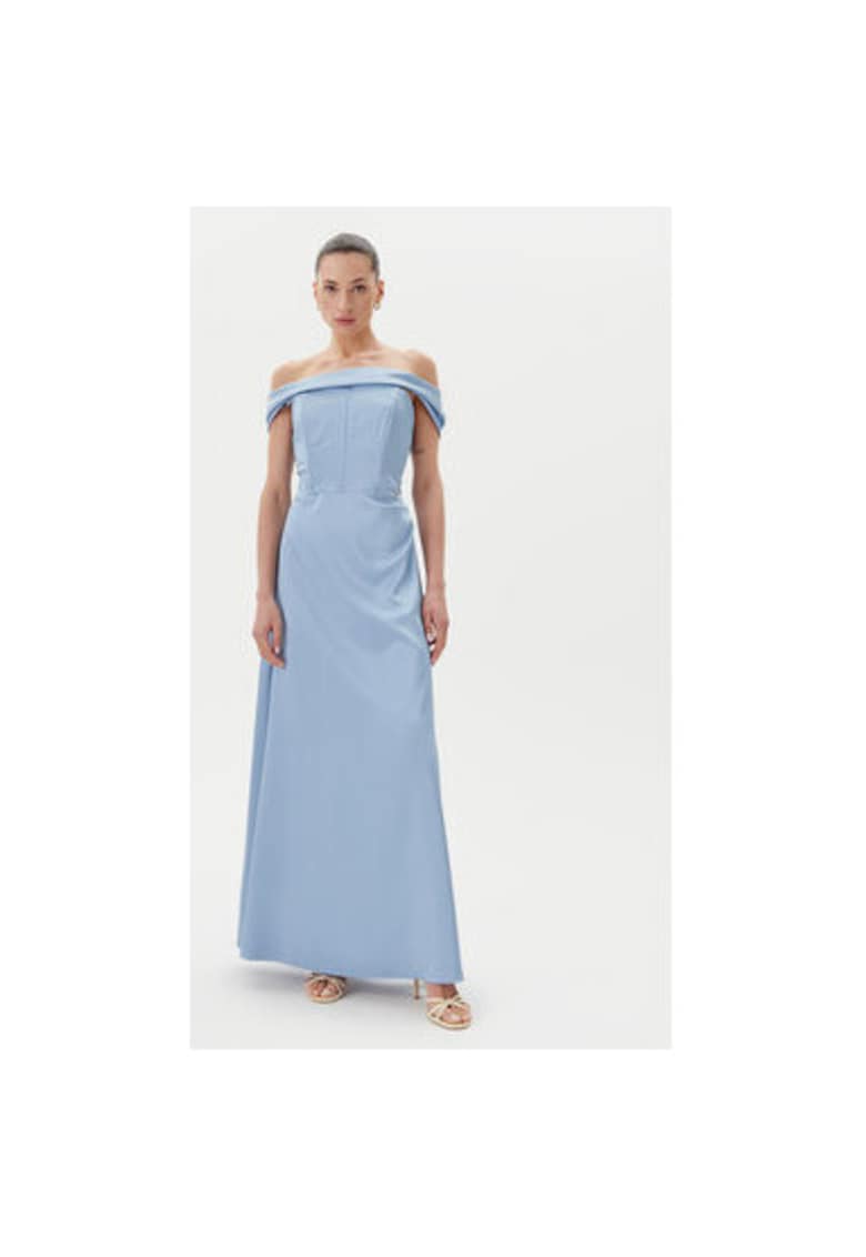 Rochie dama CFC0123802003 - Poliester - Albastru deschis