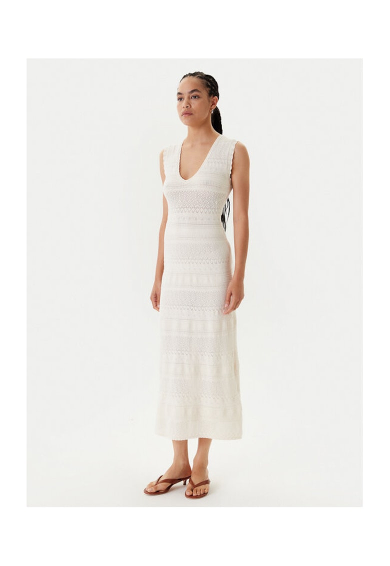 Morgan Rochie dama 242-RMALISA - Viscoza/Poliamida - Bej - Bej