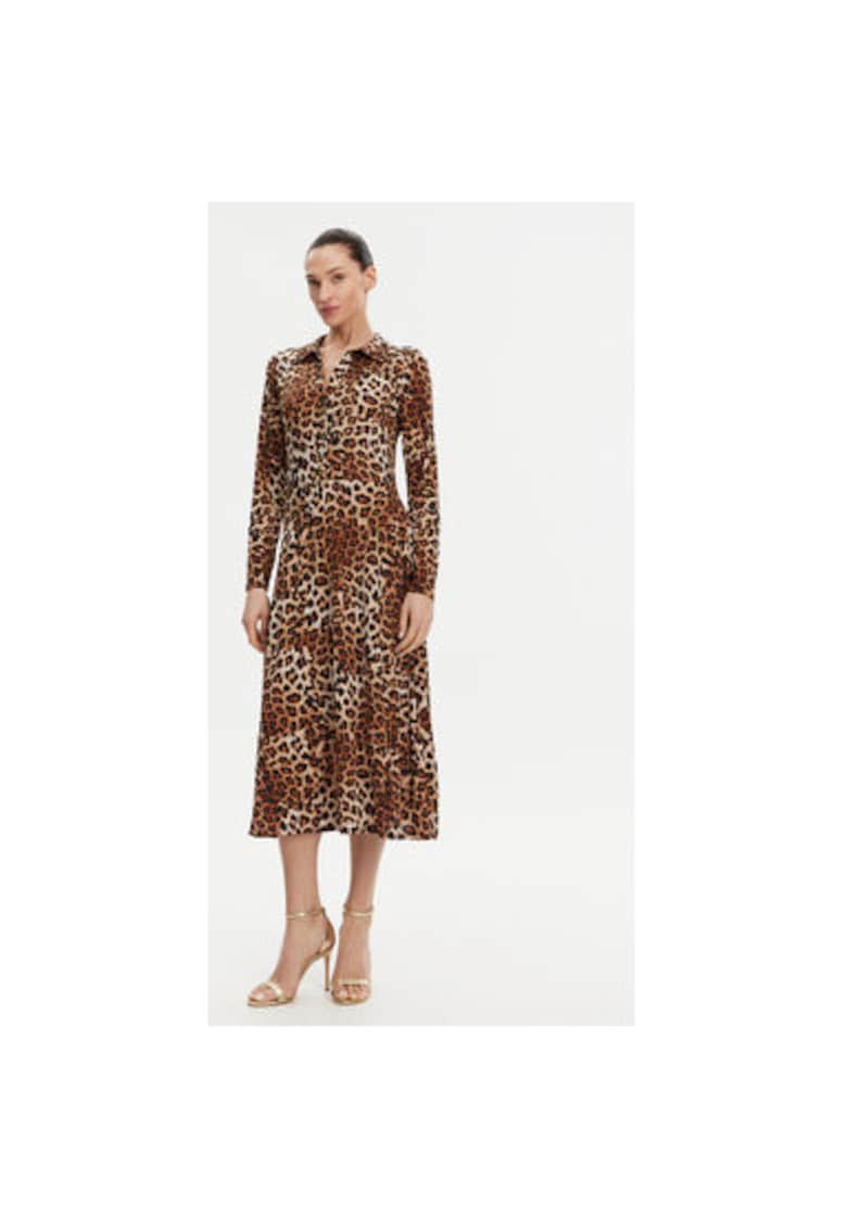 Rochie dama  251-RUFUS - Poliester/Elastan - Maro