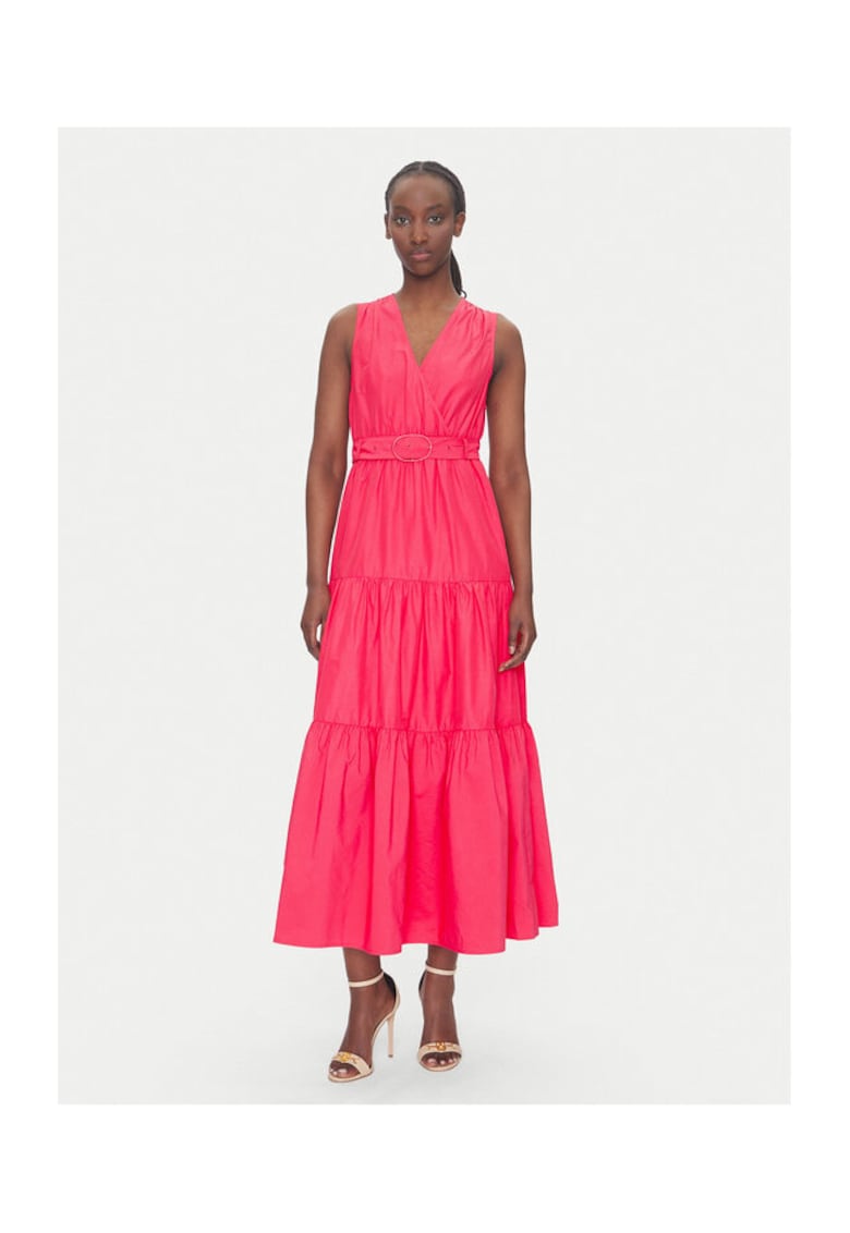 Rochie de vara dama 251-RASKA - Bumbac/Poliester - Roz - Roz