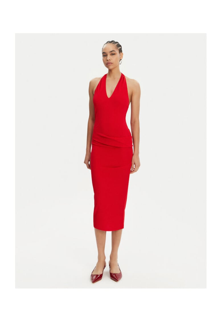 Jacquemus Rochie dama 25E251DR2321026 - Viscoza/Poliamida - Rosu - Rosu