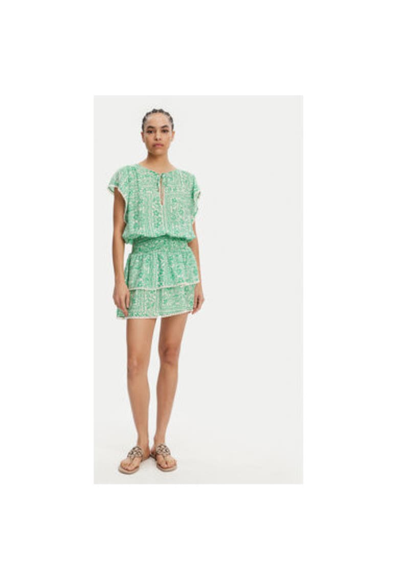 Rochie de vara dama Keri - Viscoza - Verde - Verde