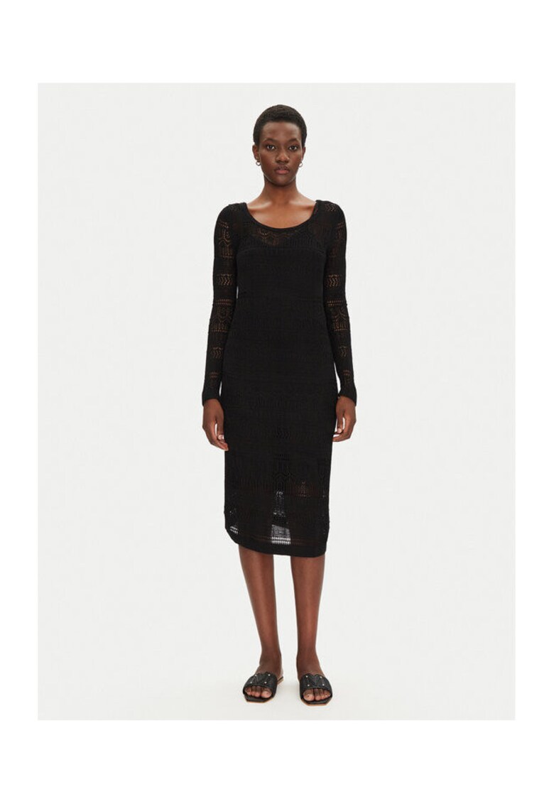 Rochie dama 251-RMPIMA - Viscoza - Negru - Negru