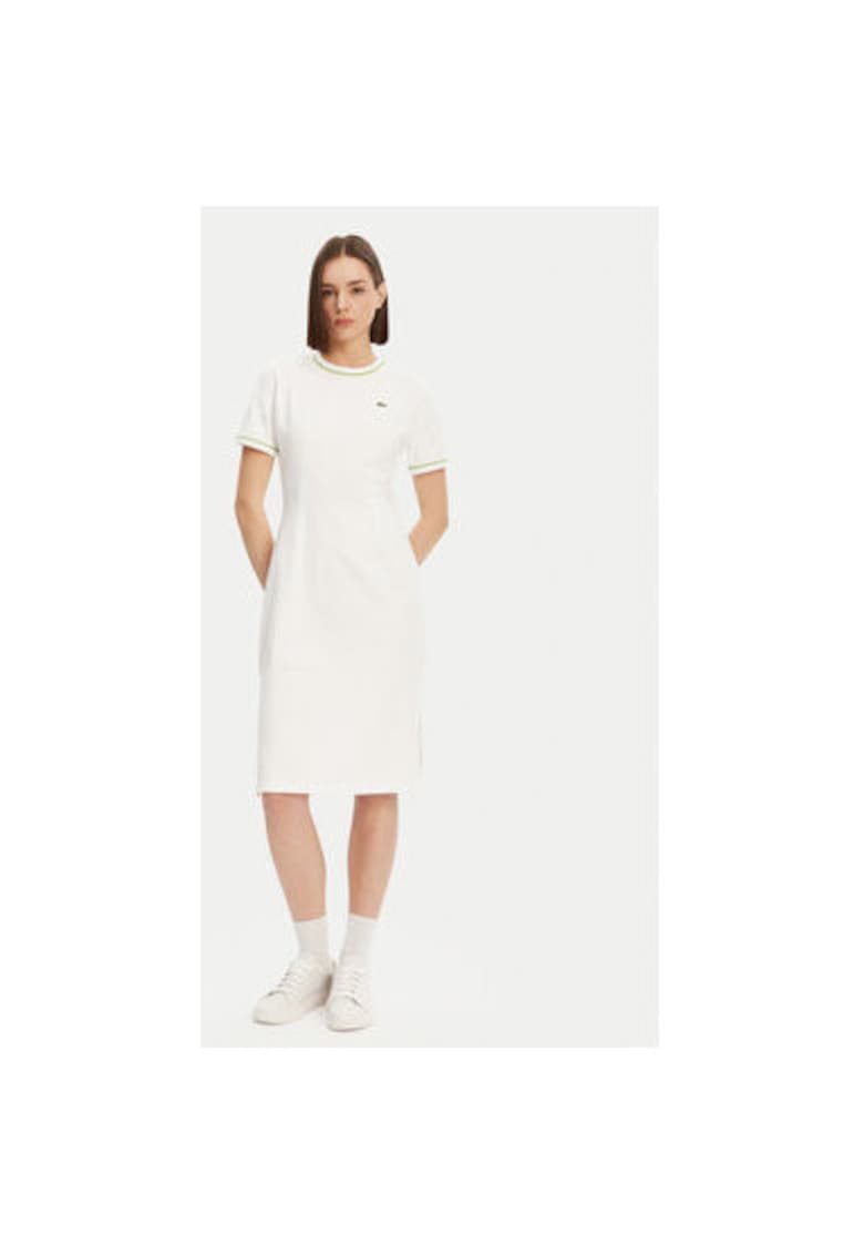 Rochie dama  EF9988 - Bumbac - Alb