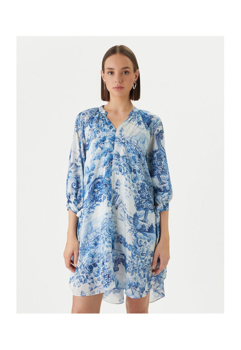 Rochie de vara dama 50454550 - Matase - 34 EU - Albastru