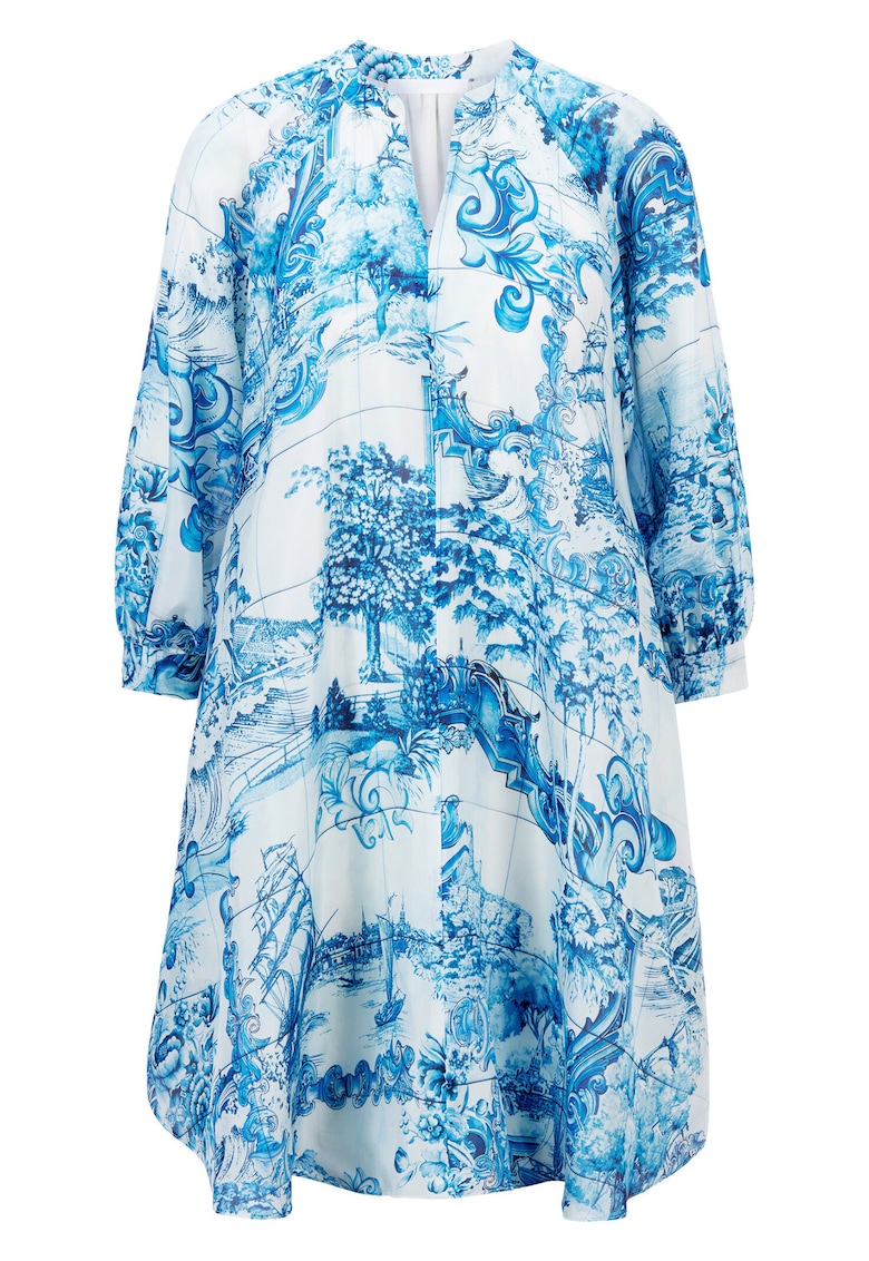 Rochie de vara dama  50454550 - Matase - 34 EU - Albastru