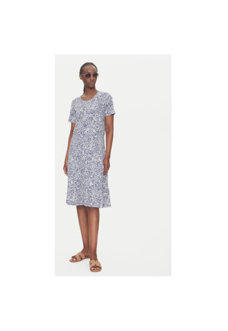 Rochie dama 13002035 - Bumbac/Modal - Albastru