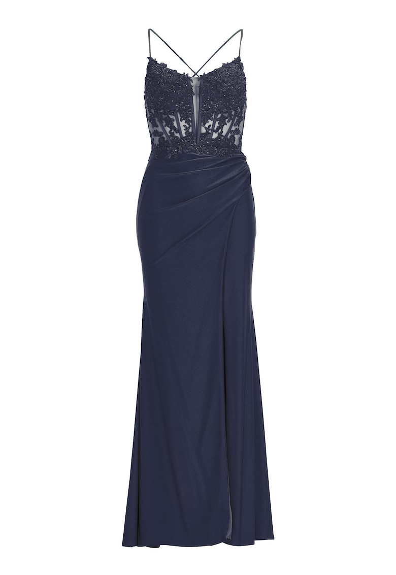 Rochie dama  5AI058HK - Poliester - Bleumarin