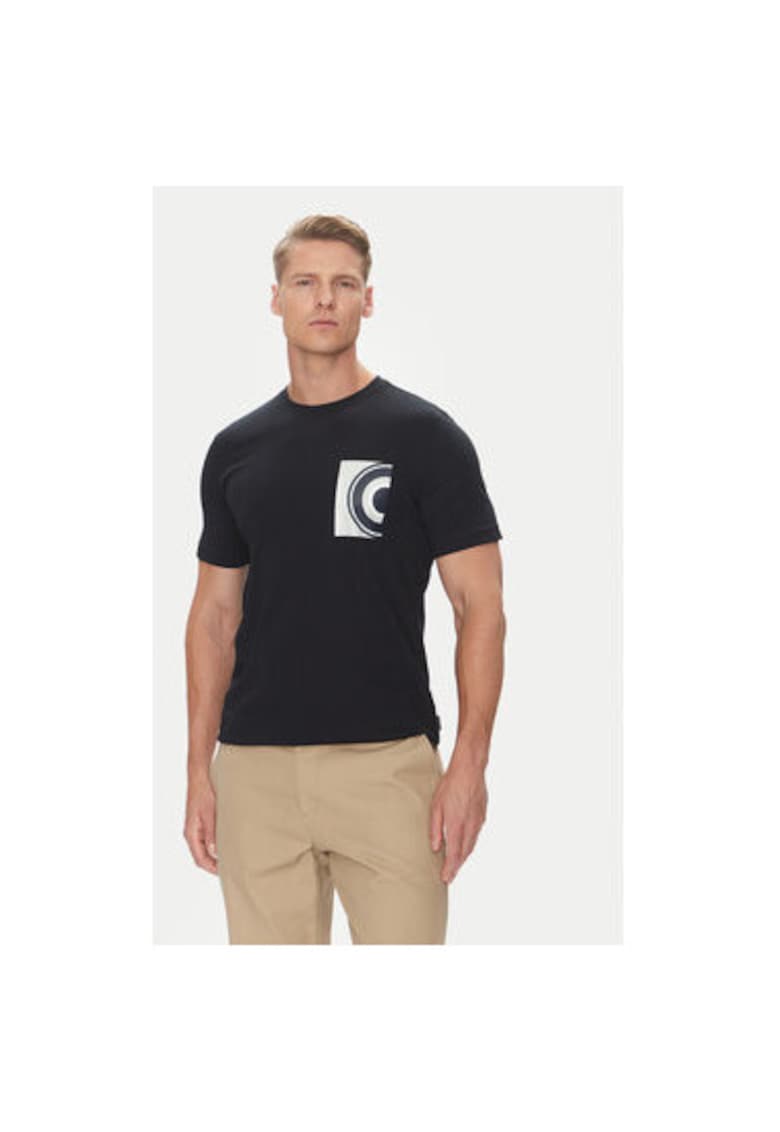 Tricou barbati C5 21460.2120 - Bumbac - Bleumarin - Bleumarin