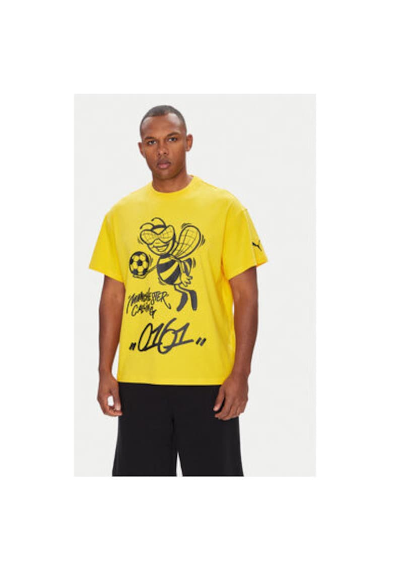 Tricou barbati 631696 - Bumbac/Bumac reciclat - Galben - Galben
