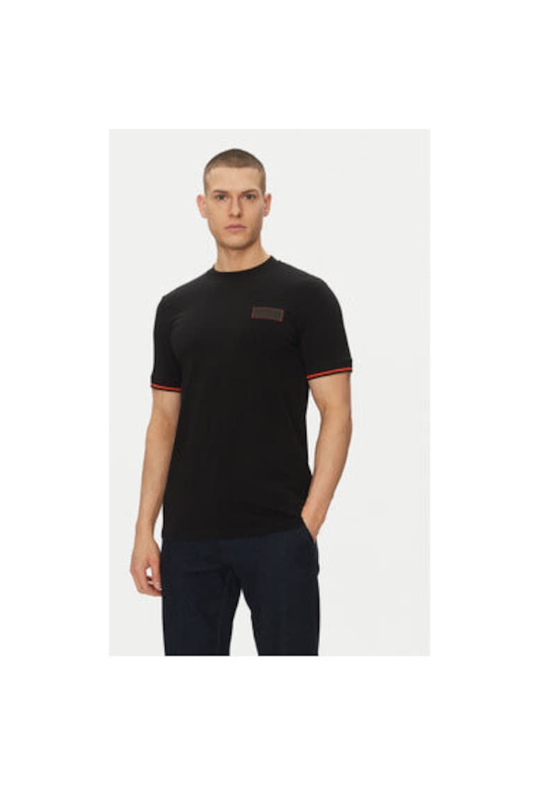 Tricou barbati 755020 552221 - Bumbac - Negru - Negru