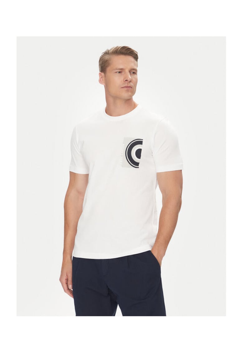Tricou barbati C5 21460.2120 - Bumbac - Alb - Alb