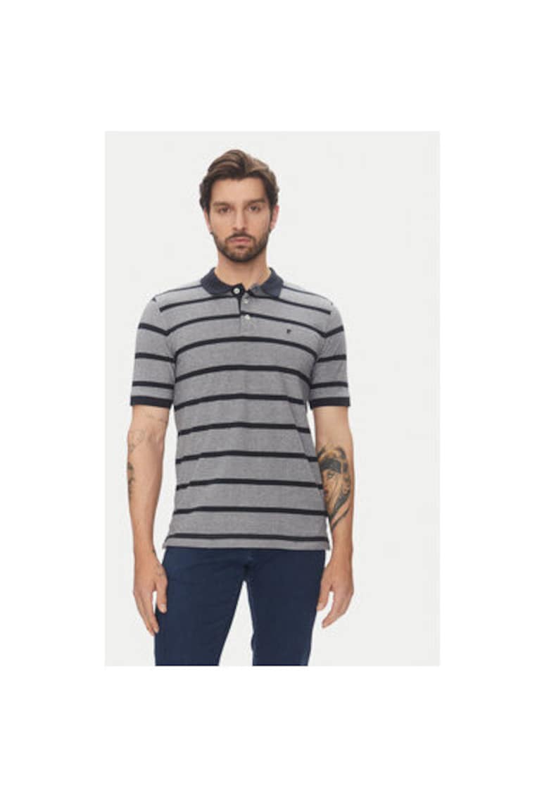 Tricou Polo barbati C5 21414.2115 - Bumbac - Bleumarin - Bleumarin