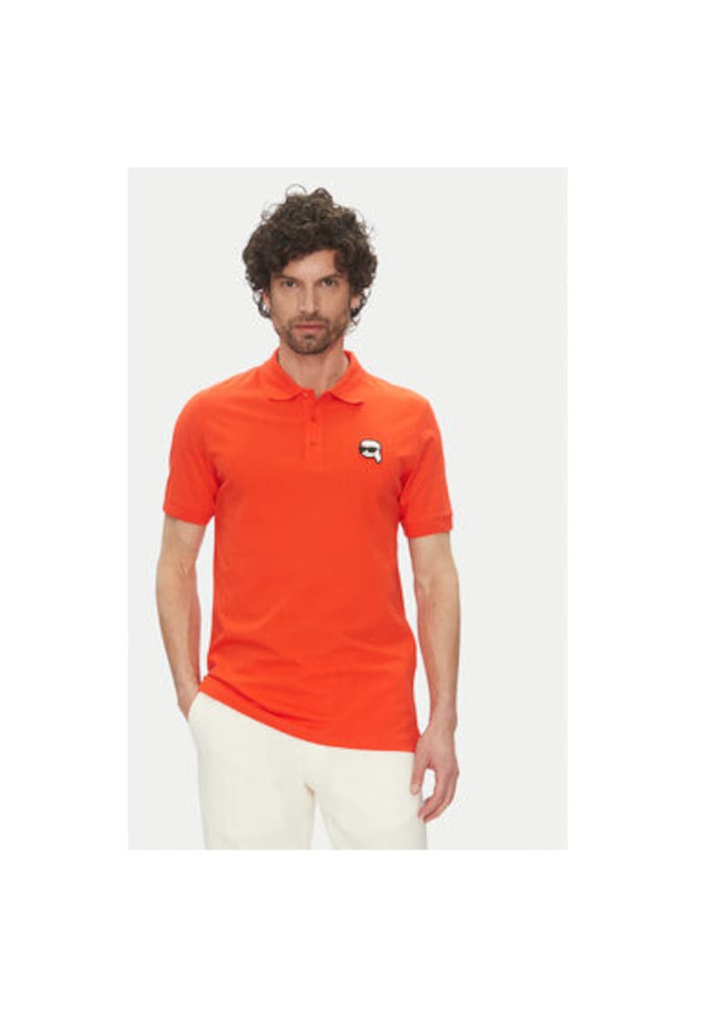 Tricou polo barbati 745710 552224 - Bumbac organic - Rosu