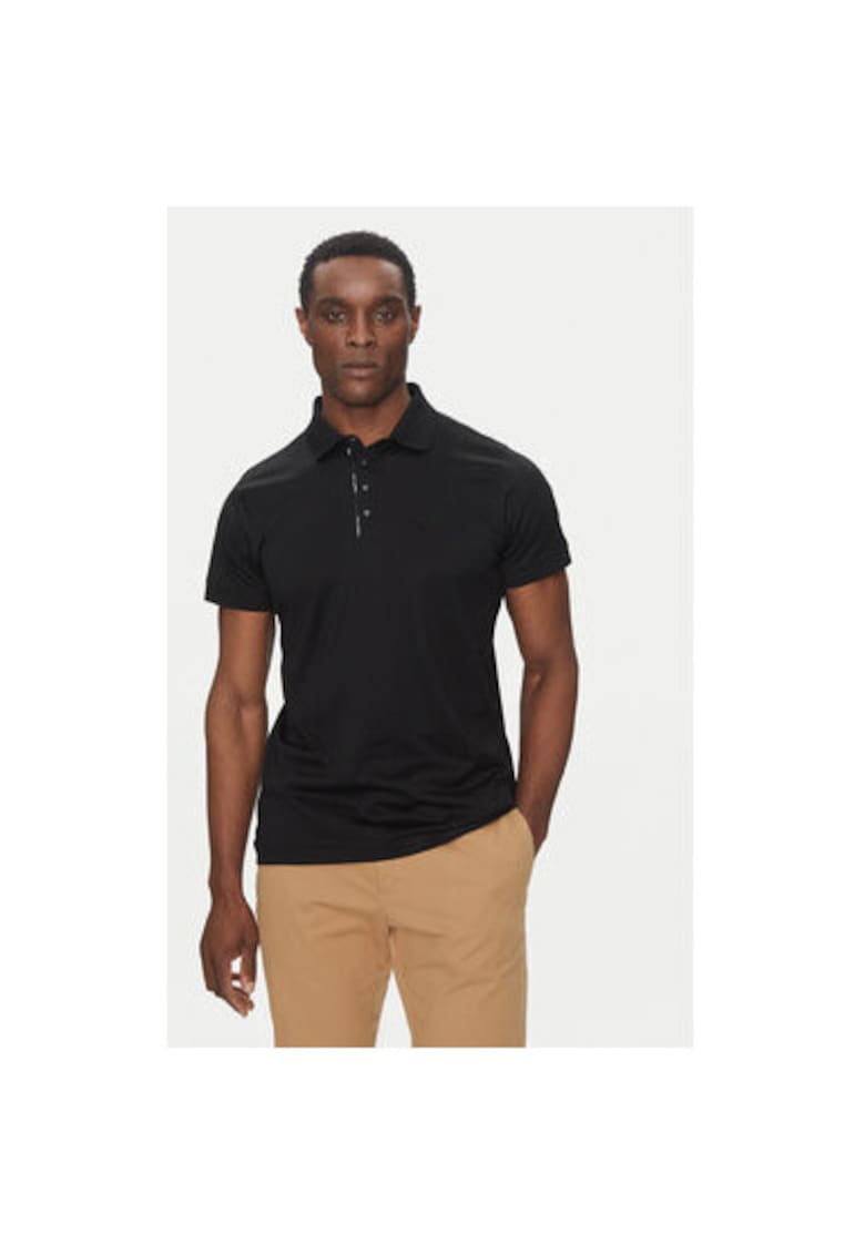 Tricou polo barbati 745007 552200 - Bumbac - Negru Tricou polo barbati 745007 552200 - Bumbac - Negru
