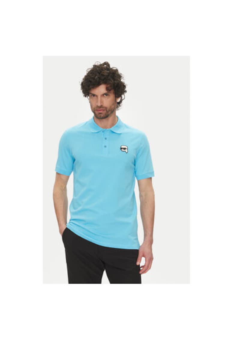 Tricou polo barbati 745710 552224 - Bumbac organic - Albastru
