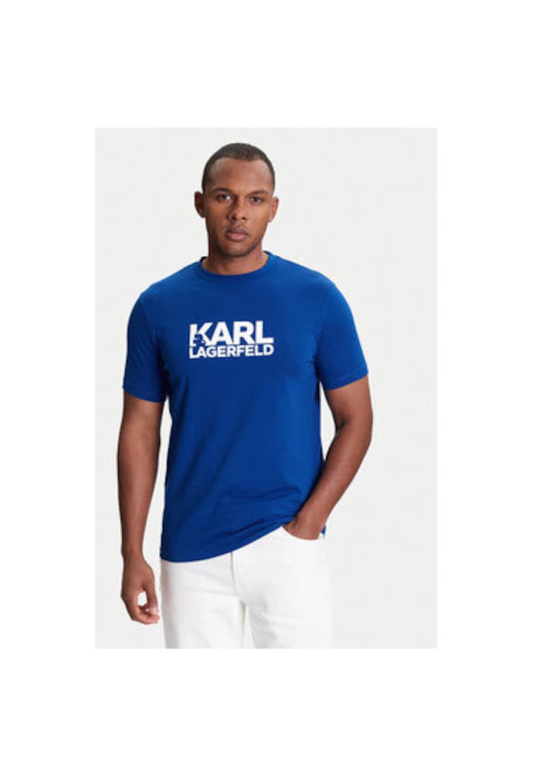 Tricou barbati  755087 553235 - Bumbac - M INTL - Albastru